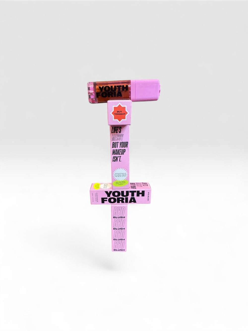 Youthforia Pink Blush Stick — Creamy Buildable Pink Cheek Color